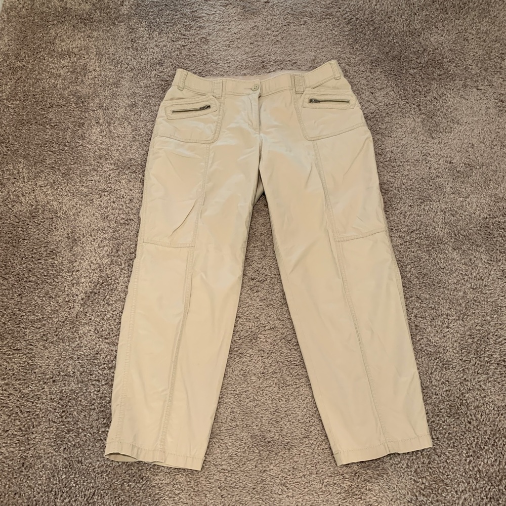 Chico's Khaki Color Ankle Pants Size 1.5